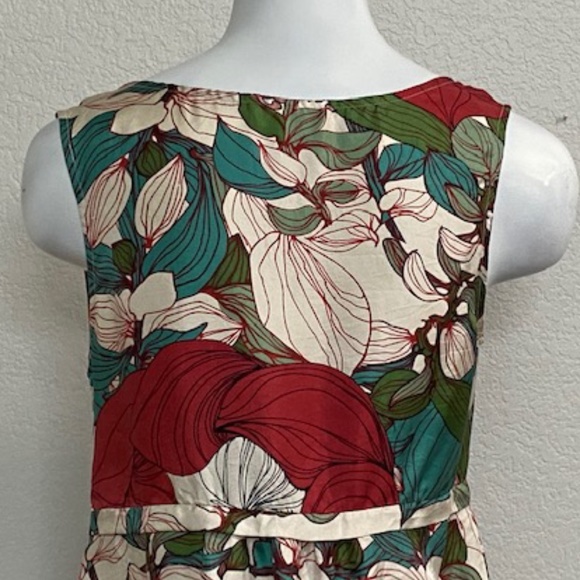 Farhi Silk Floral Top Size 6 - Picture 6 of 8